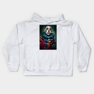 A Creepy, Scary Clown Kids Hoodie